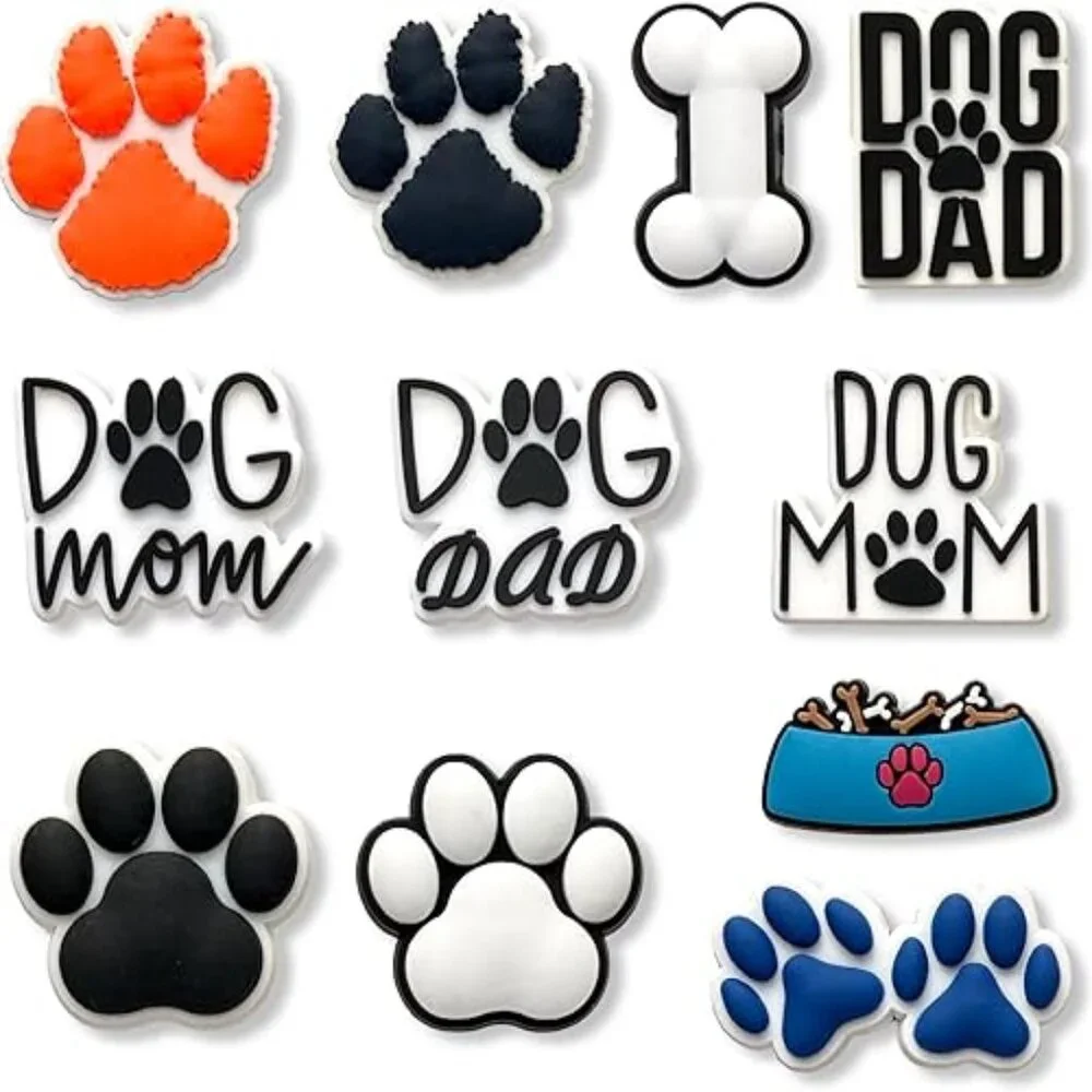 Dog Lover Shoe‎ Charms for Croc Shoes Brand New 11 Pieces